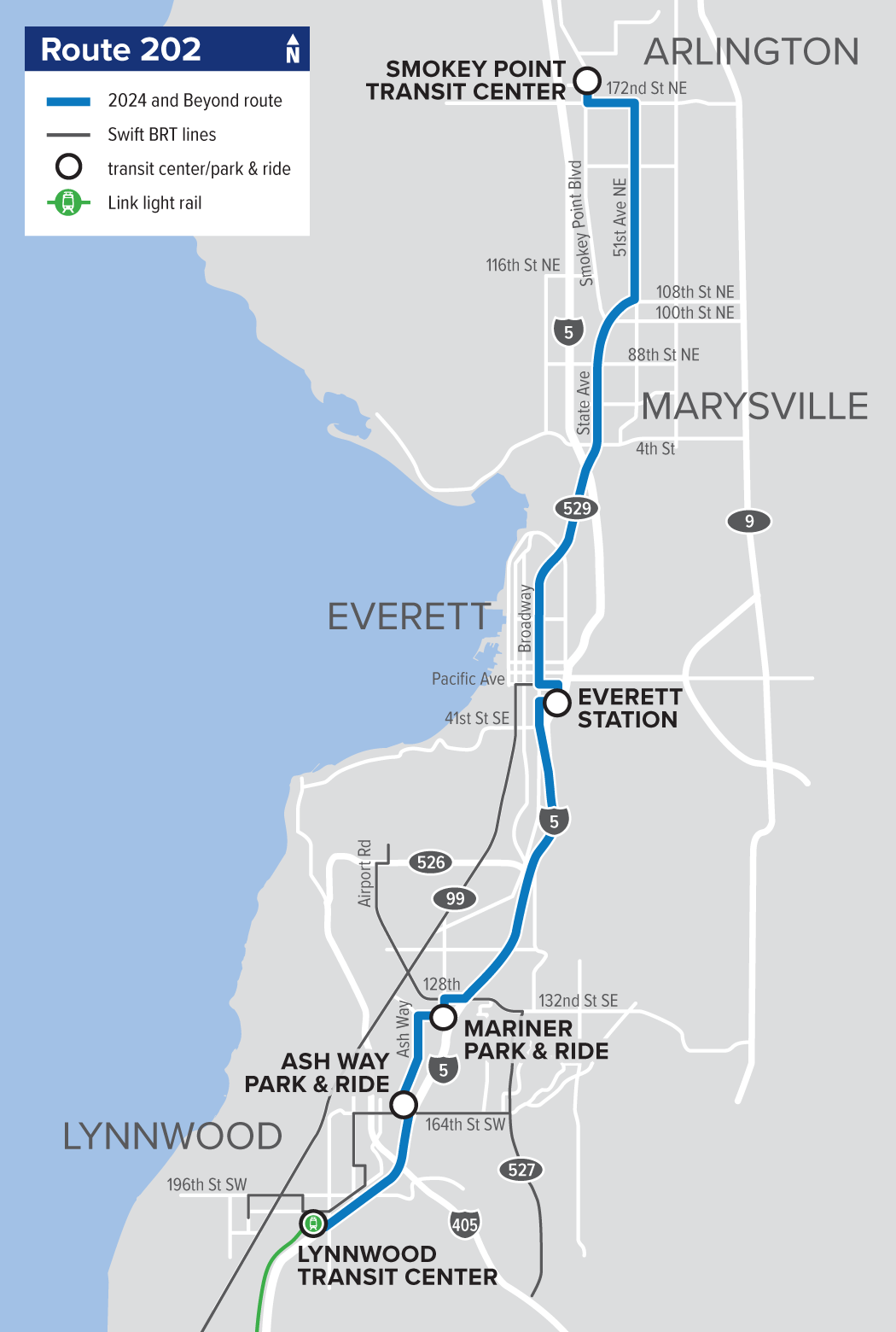 Transit Changes In 2024 Beyond Community Transit   Map202 March 2024 