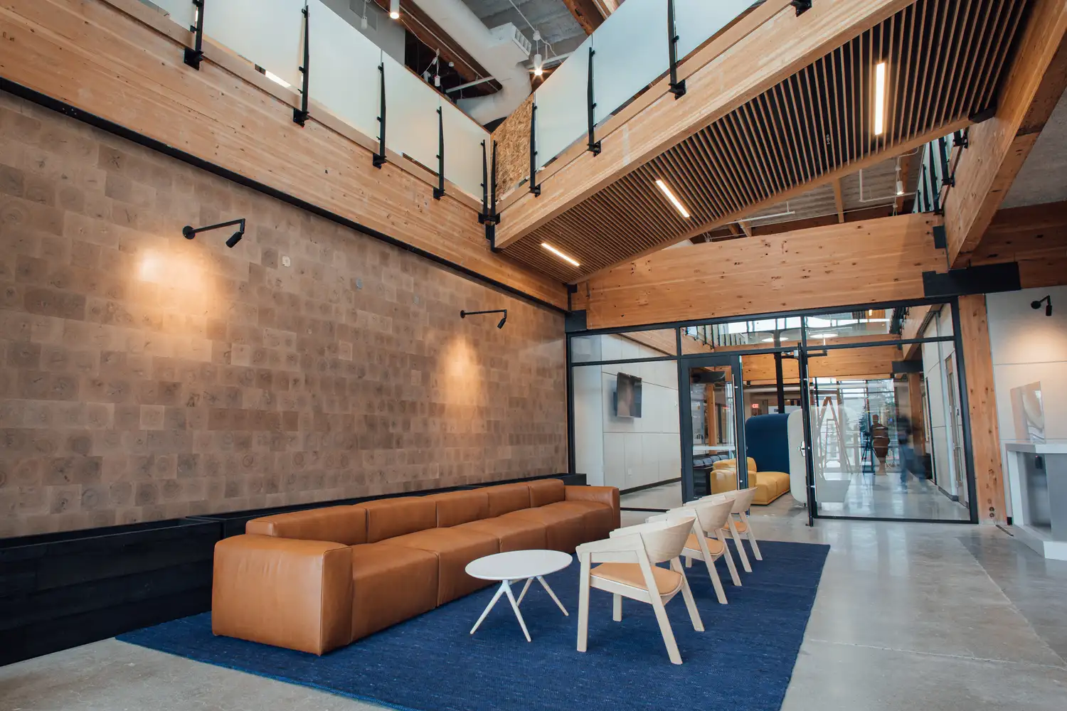 a photo of the reception area of Community Transit's Cascade administrative building