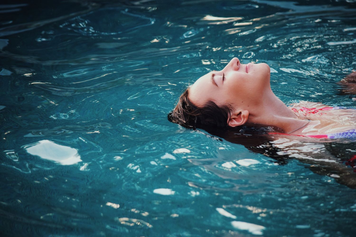 Swimming woman