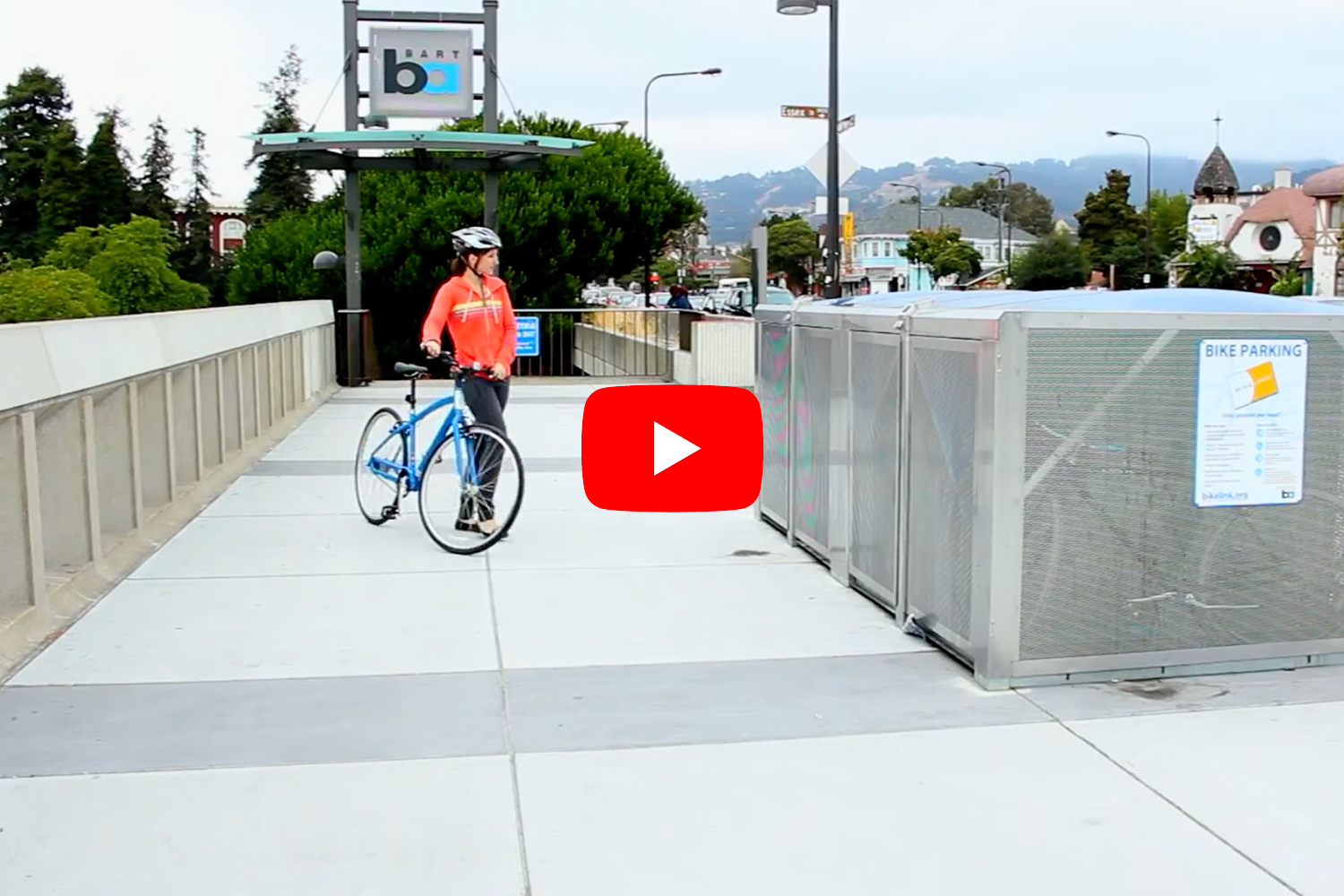 Bike Lockers and Racks