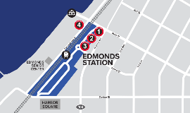 Map of Edmonds Station