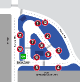 Seaway Transit Center bay map